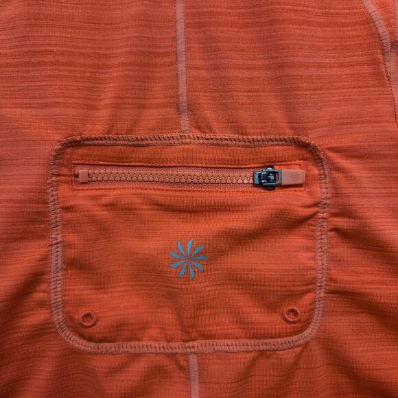 Athleta Pacifica UPF Tank 2 Womens Medium Orange Rash Guard - Picture 8 of 11